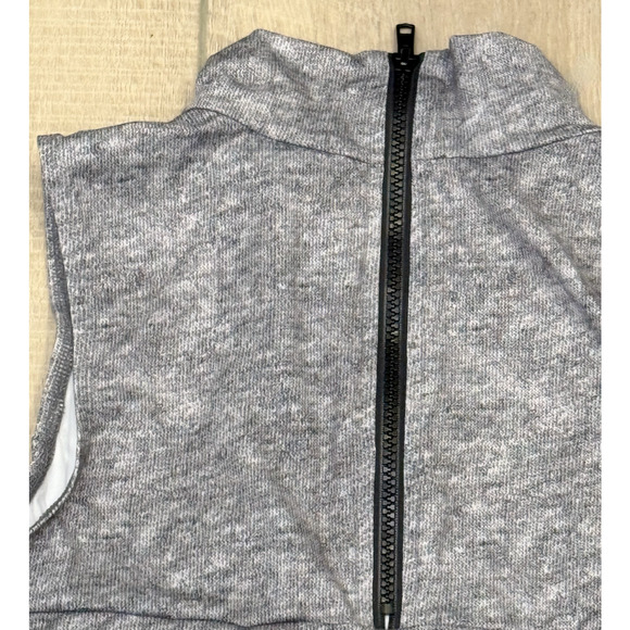 BETH RICHARDS FREE PEOPLE HEATHER GRAY BARBARA SURF SUIT ONE PIECE SWIMSUIT SZ M - Picture 4 of 6